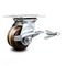Service Caster 4 Inch High Temp Phenolic Caster with Roller Bearing and Brake/Swivel Lock SCC SCC-35S420-PHRHT-SLB-BSL - alternate 1
